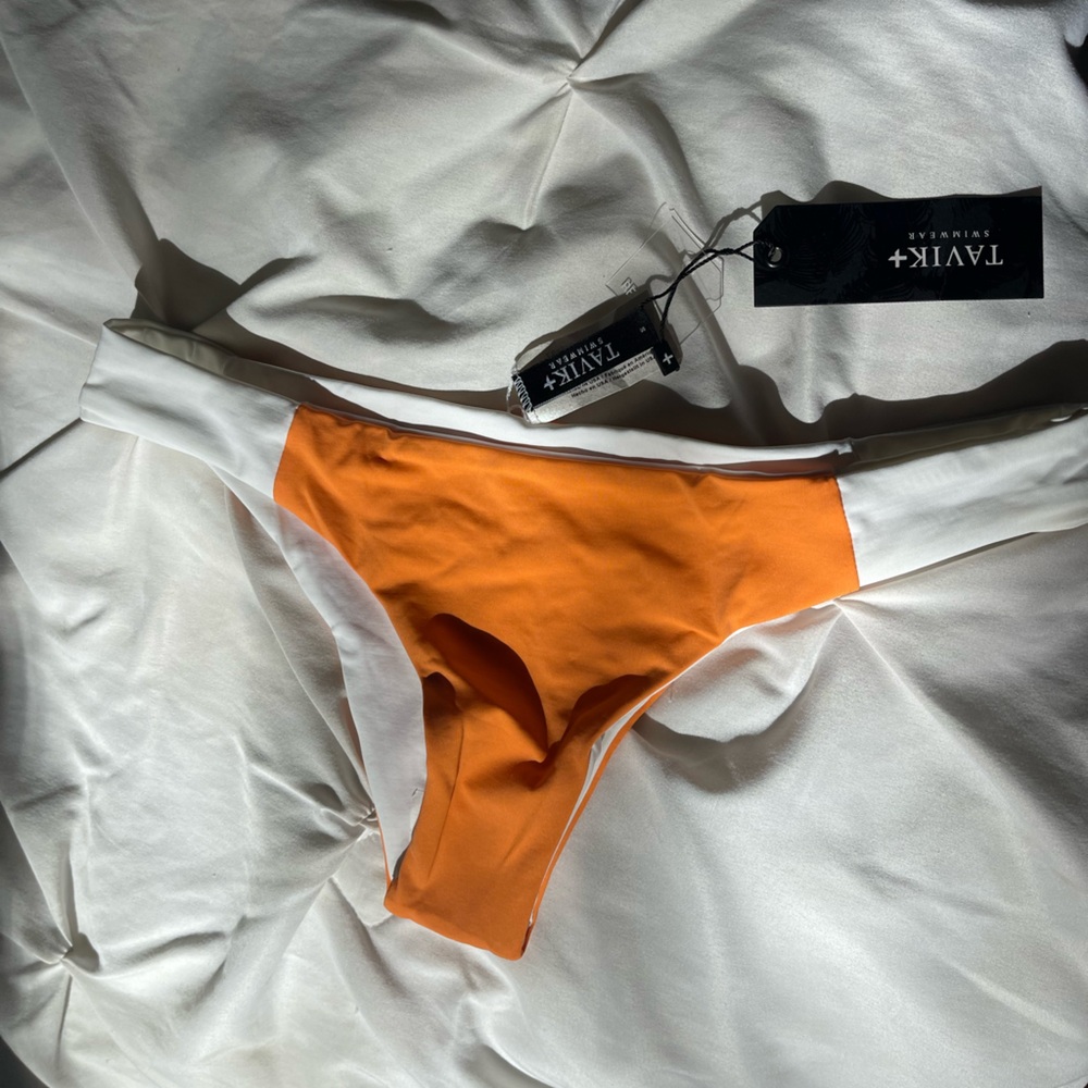 Tavik Reversible Orange Morgan Cheeky Bikini Bottoms